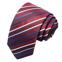 Business Formal Solid Color Cashew Nuts Flower Polyester Yarn Men's Tie sku image 24