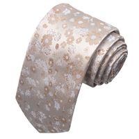 Business Formal Solid Color Cashew Nuts Flower Polyester Yarn Men's Tie sku image 29