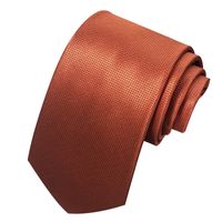 Business Formal Solid Color Cashew Nuts Flower Polyester Yarn Men's Tie sku image 34