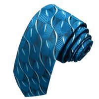 Business Formal Solid Color Cashew Nuts Flower Polyester Yarn Men's Tie sku image 50