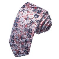 Business Formal Solid Color Cashew Nuts Flower Polyester Yarn Men's Tie sku image 53