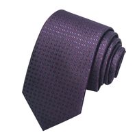 Business Formal Solid Color Cashew Nuts Flower Polyester Yarn Men's Tie sku image 57