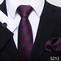 أسلوب بسيط منقوشة الكاجو الحرير البوليستر رجال ربطة عنق sku image 11