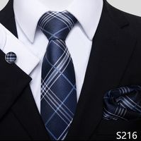 أسلوب بسيط منقوشة الكاجو الحرير البوليستر رجال ربطة عنق sku image 15