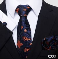 أسلوب بسيط منقوشة الكاجو الحرير البوليستر رجال ربطة عنق sku image 21