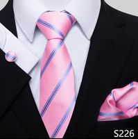 أسلوب بسيط منقوشة الكاجو الحرير البوليستر رجال ربطة عنق sku image 25
