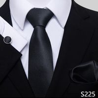 أسلوب بسيط منقوشة الكاجو الحرير البوليستر رجال ربطة عنق sku image 24