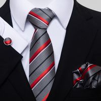 أسلوب بسيط منقوشة الكاجو الحرير البوليستر رجال ربطة عنق sku image 36