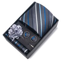 يسافر يوميا الى العمل هندسي شريط الكاجو الحرير البوليستر رجال وشاح مربع أزرار أكمام ربطة عنق sku image 41