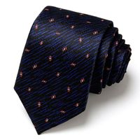 Casual Geometric Waves Polyester Polyester Yarn Men's Tie sku image 5