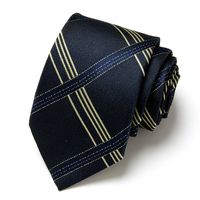 Casual Geometric Waves Polyester Polyester Yarn Men's Tie sku image 32