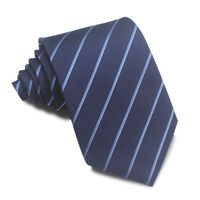 أسلوب بسيط شريط الحرير البوليستر للجنسين ربطة عنق main image 3