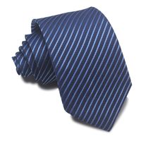أسلوب بسيط شريط الحرير البوليستر للجنسين ربطة عنق sku image 2