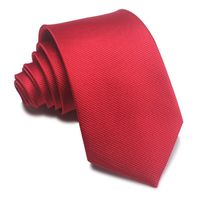 أسلوب بسيط شريط الحرير البوليستر للجنسين ربطة عنق sku image 30