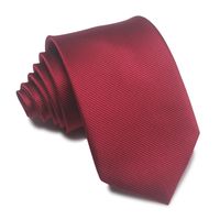 أسلوب بسيط شريط الحرير البوليستر للجنسين ربطة عنق sku image 31
