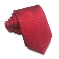 أسلوب بسيط شريط الحرير البوليستر للجنسين ربطة عنق sku image 35