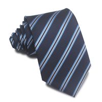 Simple Style Stripe Polyester Yarn Unisex Tie sku image 114