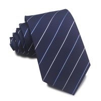 Simple Style Stripe Polyester Yarn Unisex Tie sku image 67