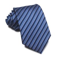 Simple Style Stripe Polyester Yarn Unisex Tie sku image 69