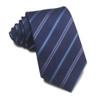 أسلوب بسيط شريط الحرير البوليستر للجنسين ربطة عنق sku image 71