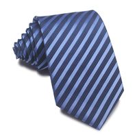Simple Style Stripe Polyester Yarn Unisex Tie sku image 72