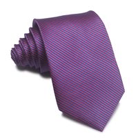 أسلوب بسيط شريط الحرير البوليستر للجنسين ربطة عنق sku image 77