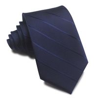 Simple Style Stripe Polyester Yarn Unisex Tie sku image 78
