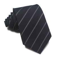 Simple Style Stripe Polyester Yarn Unisex Tie sku image 82
