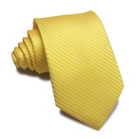 Simple Style Stripe Polyester Yarn Unisex Tie sku image 81