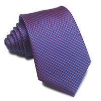 أسلوب بسيط شريط الحرير البوليستر للجنسين ربطة عنق sku image 93