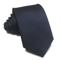 Simple Style Stripe Polyester Yarn Unisex Tie sku image 96