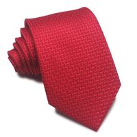 أسلوب بسيط شريط الحرير البوليستر للجنسين ربطة عنق sku image 97