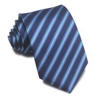 Simple Style Stripe Polyester Yarn Unisex Tie sku image 98