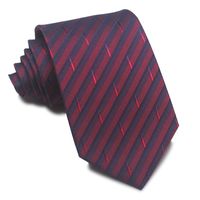 Simple Style Stripe Polyester Yarn Unisex Tie sku image 104