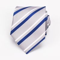 Simple Style Stripe Polyester Yarn Unisex Tie sku image 105