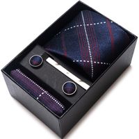 Simple Style Geometric Solid Color Polyester Yarn Men's Cufflinks Lavalier Tie sku image 54