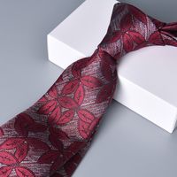 Business Animal Flower Polyester Yarn Men's Tie main image 5