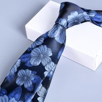 Business Animal Flower Polyester Yarn Men's Tie sku image 14