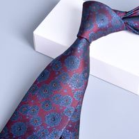 Business Animal Flower Polyester Yarn Men's Tie sku image 15