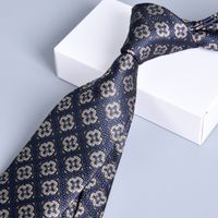 Business Animal Flower Polyester Yarn Men's Tie sku image 21