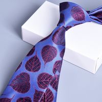 Business Animal Flower Polyester Yarn Men's Tie sku image 18