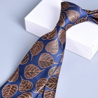 Business Animal Flower Polyester Yarn Men's Tie sku image 20
