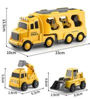 Car Model Toddler(3-6years) Solid Color Abs Toys sku image 4