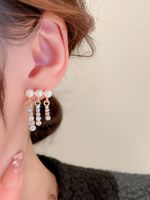 1 Pair Luxurious Geometric Alloy Drop Earrings main image 3