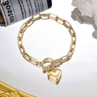 Romantic Heart Shape Alloy Iron Women's Bracelets main image 3