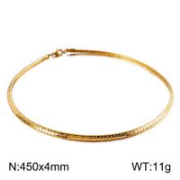 18K Gold Plated Fashion Geometric Necklace sku image 13
