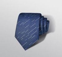 Business Formal Geometric Stripe Polyester Men's Tie sku image 9