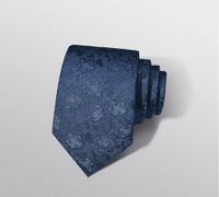 Business Formal Geometric Stripe Polyester Men's Tie sku image 2
