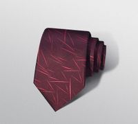 Business Formal Geometric Stripe Polyester Men's Tie sku image 12