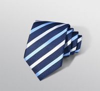 Business Formal Geometric Stripe Polyester Men's Tie sku image 14